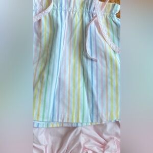The Beaufort Bonnet Company Pastel Striped Kids Matching Set